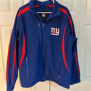 New York Giants Full Zip-up Polyester Jacket Men's Size Large GIII Apparel